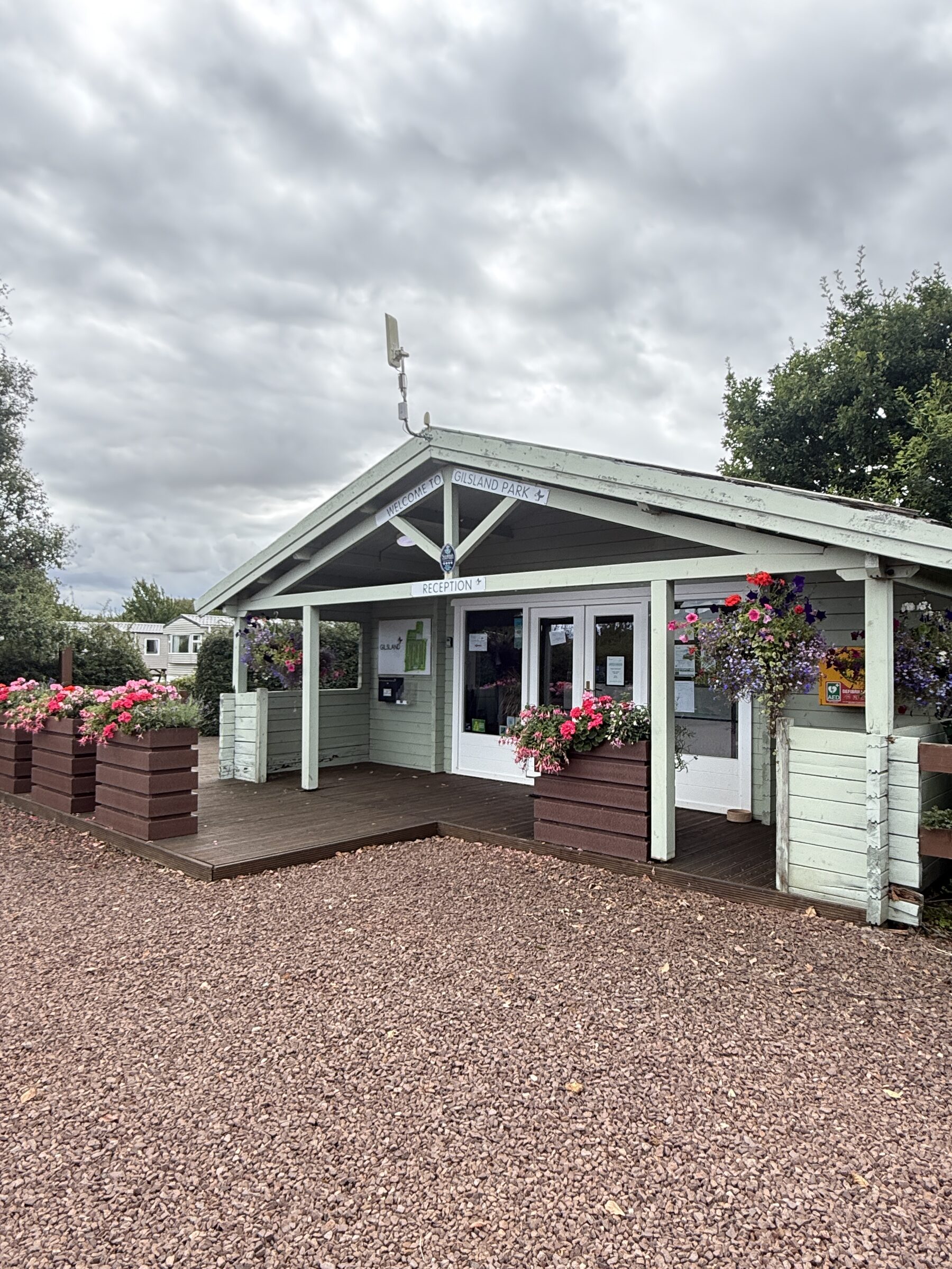 Reception at Gilsland Park, North Berwick